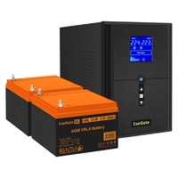 UPS set ExeGate SineTower SZ-2000.LCD.AVR.3SH.1C13.USB + battery HRL 12-26 (12V, 26Ah), 2 pcsece UPS set ExeGate SineTower SZ-2000.LCD.AVR.3SH.1C13.USB + battery HRL 12-26 (12V, 26Ah), 2 pcsece
