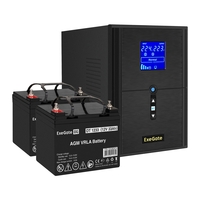 UPS set ExeGate SineTower SZ-2000.LCD.AVR.3SH.1C13.USB + battery DT 1233 (12V, 33Ah), 2 pcsece UPS set ExeGate SineTower SZ-2000.LCD.AVR.3SH.1C13.USB + battery DT 1233 (12V, 33Ah), 2 pcsece