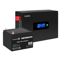 UPS set ExeGate IdealSine SR-600.LCD.2SH + battery DT 1226 (12V/26Ah), 1 piece UPS set ExeGate IdealSine SR-600.LCD.2SH + battery DT 1226 (12V/26Ah), 1 piece