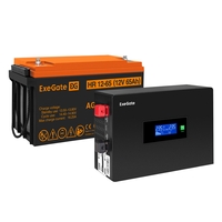 UPS set ExeGate IdealSine SR-600.LCD.2SH + battery HR 12-65 (12V/65Ah), 1 piece UPS set ExeGate IdealSine SR-600.LCD.2SH + battery HR 12-65 (12V/65Ah), 1 piece