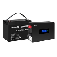 UPS set ExeGate IdealSine SR-1000.LCD.2SH + battery DT 12100 (12V/100Ah), 1 piece UPS set ExeGate IdealSine SR-1000.LCD.2SH + battery DT 12100 (12V/100Ah), 1 piece