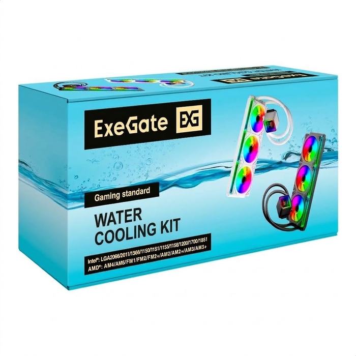 ExeGate DigitalFreezer-360.PWM.ARGB.Black ExeGate DigitalFreezer-360.PWM.ARGB.Black