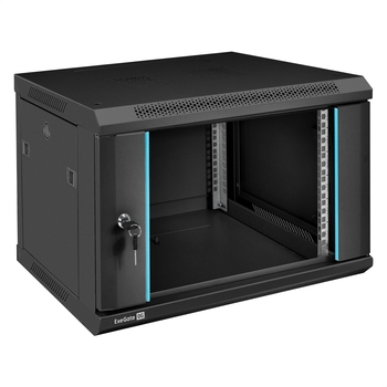 Telecommunication cabinet 19" EC-WM-6U.450.G.BLACK