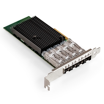  ExeGate EXE-X710-4SFP+ Intel FTXL710, PCI-E x8 v.3, 4xSFP+ Quad 10Gb/s