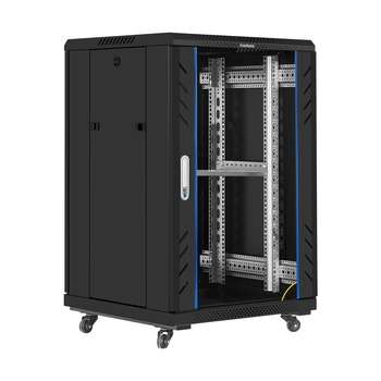Telecommunication cabinet 19" 18U EC-FS-18U.600.600.G.BLACK