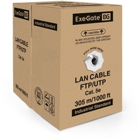 Cable ExeGate Special UTP4-C5e-CU-S26-IN-PVC-GY-305 UTP