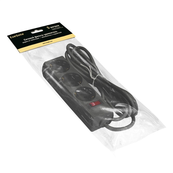 Surge protector ExeGate SP-3-5B