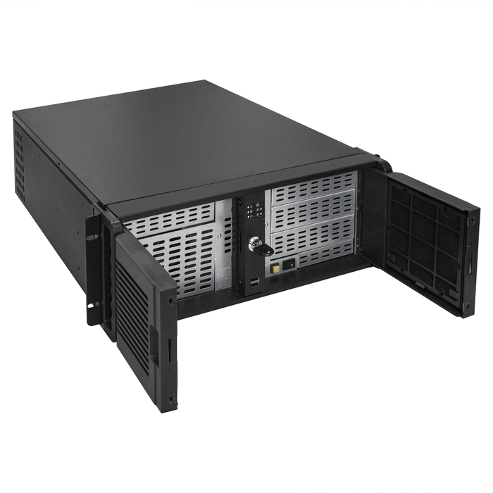 Server case ExeGate Pro 4U480-15/4U4132/RM-600ADS