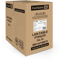 Cable ExeGate UTP-2-C5e-CCA-S24-IN-PVC-GY-305 UTP