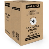 Cable ExeGate UTP4-C5e-CU-S24-IN-PVC-GY-305-FLUKE UTP