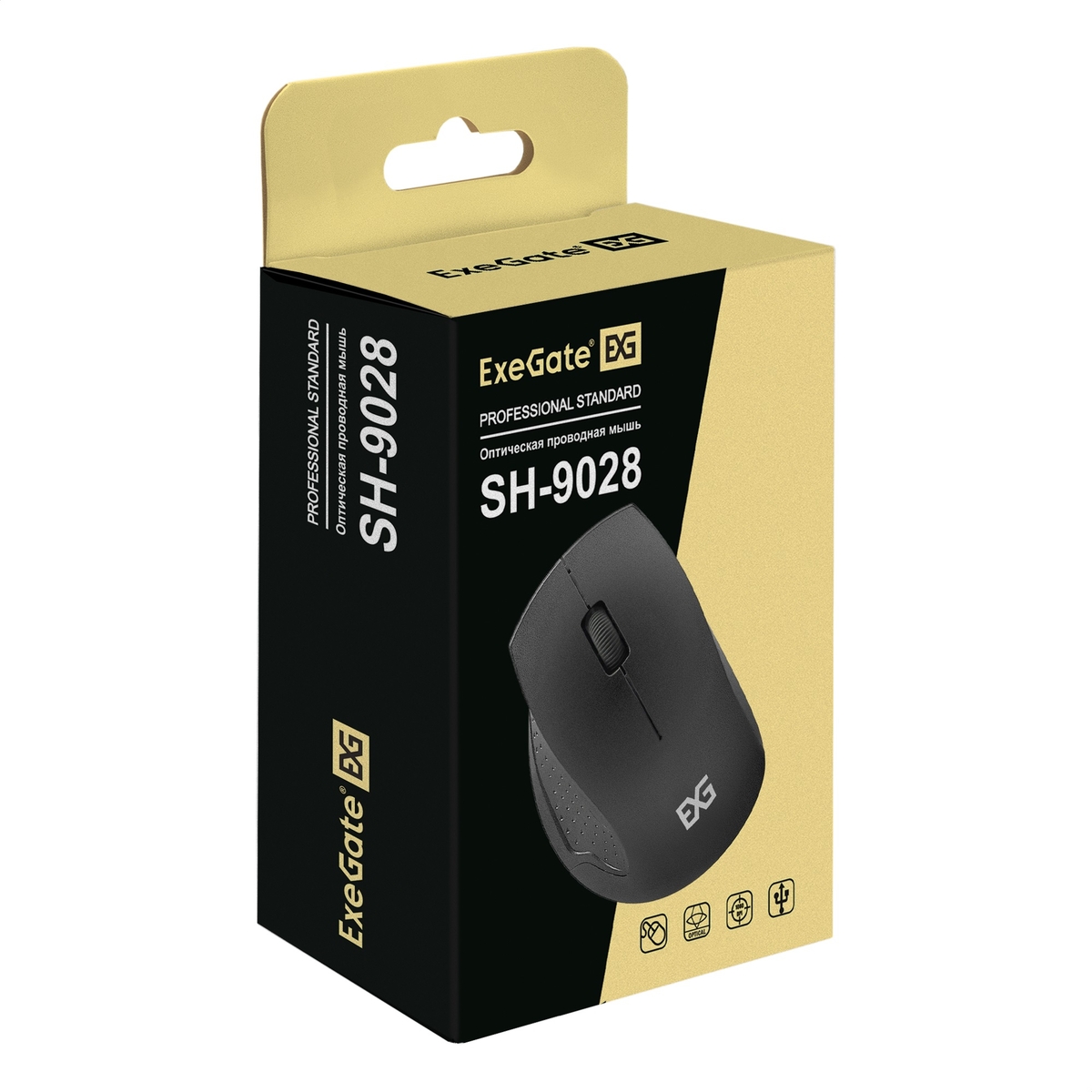 Mouse ExeGate SH-9028 Color box