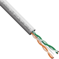 Cable ExeGate UTP-2-C5e-CU-S24-IN-PVC-GY-305-FLUKE UTP