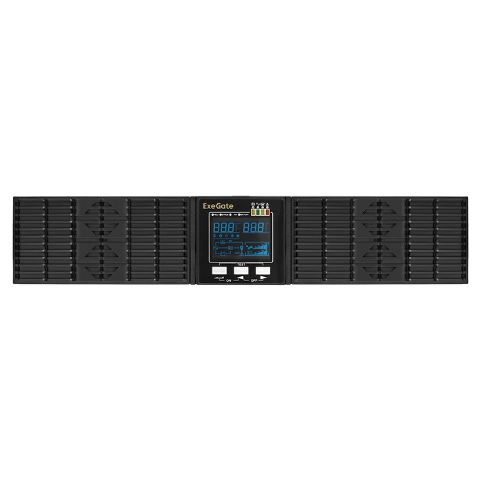 UPS On-line ExeGate PowerExpert ULS-2000.LCD.AVR.C13.USB.RS232.SNMP.2U