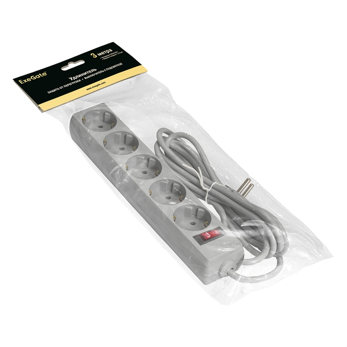 Power strip ExeGate EC-5-3G