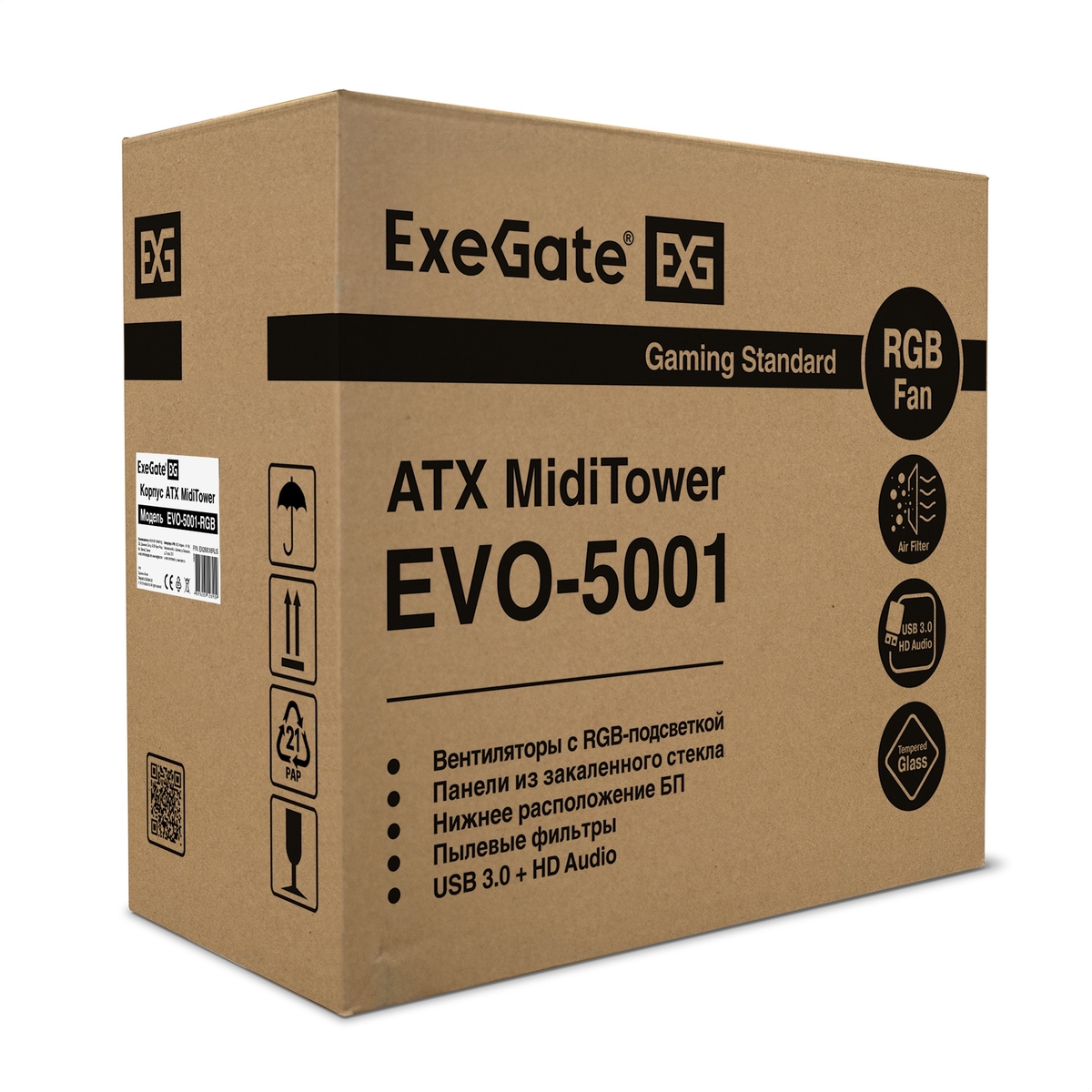 Miditower ExeGate EVO-5001