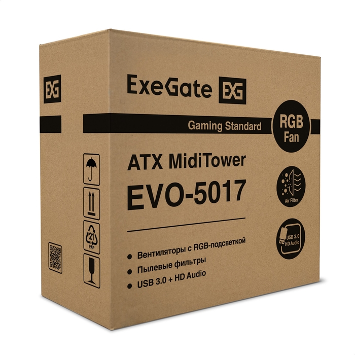 Miditower ExeGate EVO-5017-NPX600