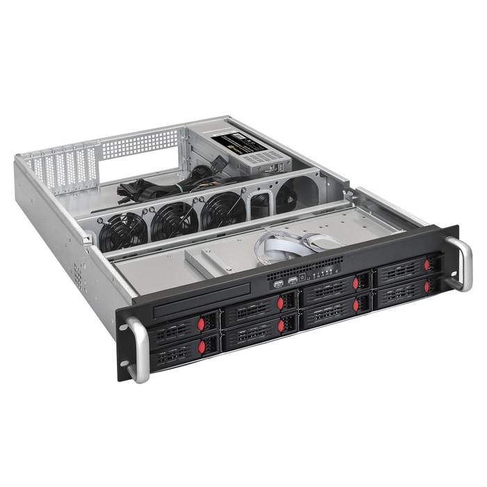 Server platform ExeGate Pro 2U550-HS08/Redundant 2x550W