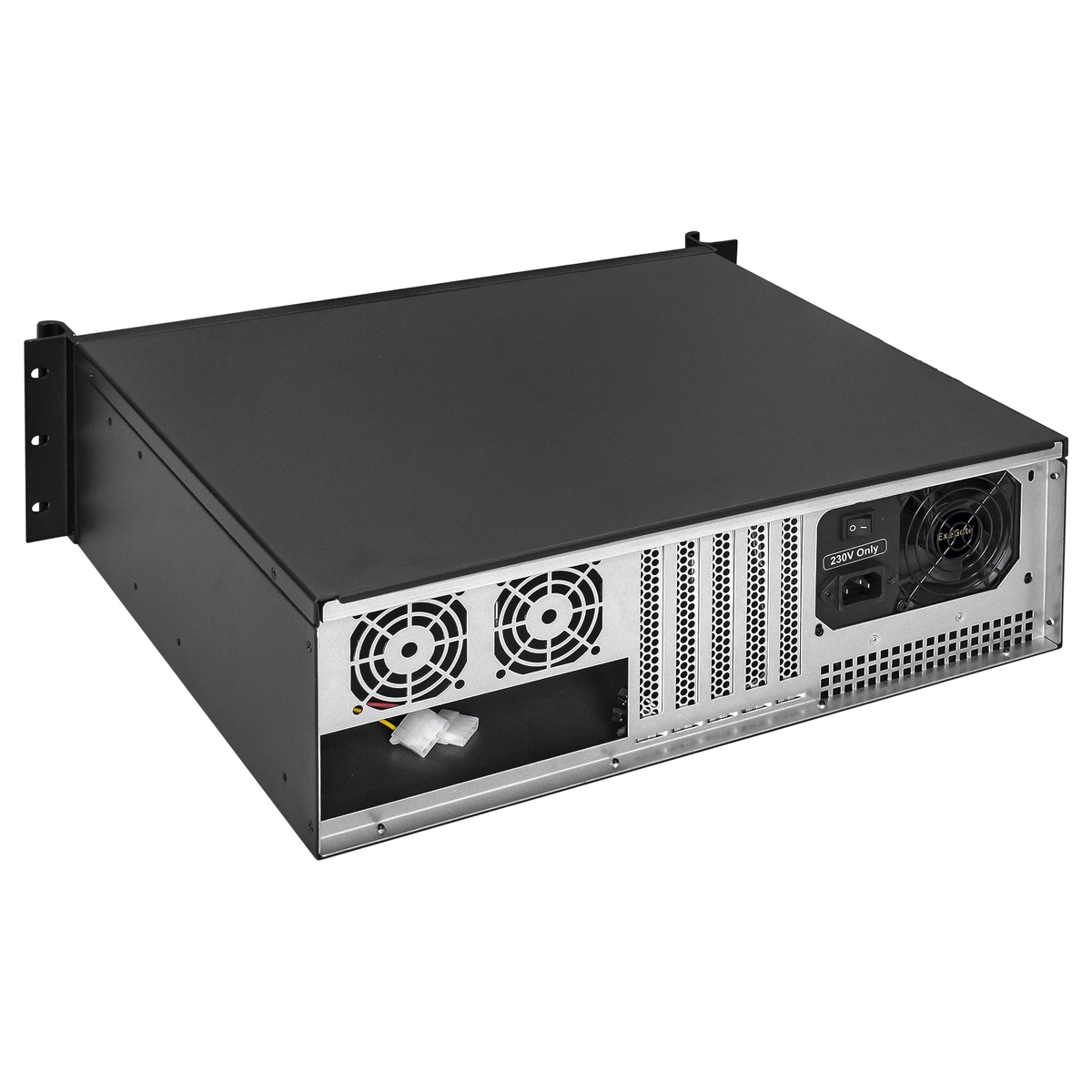Server case ExeGate Pro 3U390-08/1200RADS