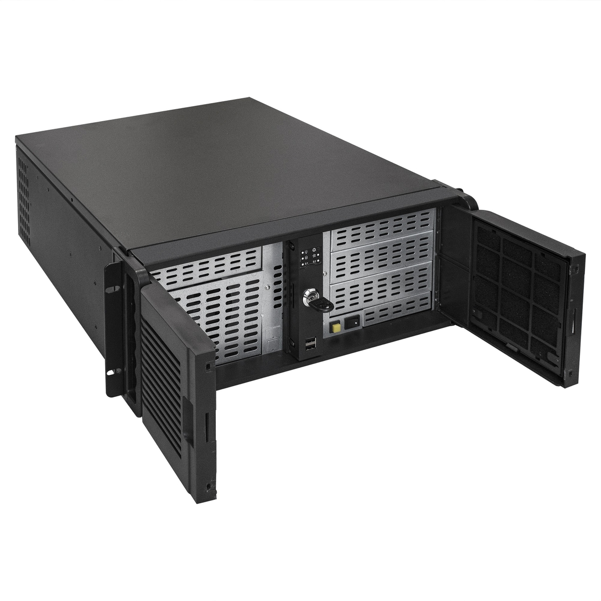 Server case ExeGate Pro 4U480-15/4U4132/600RADS