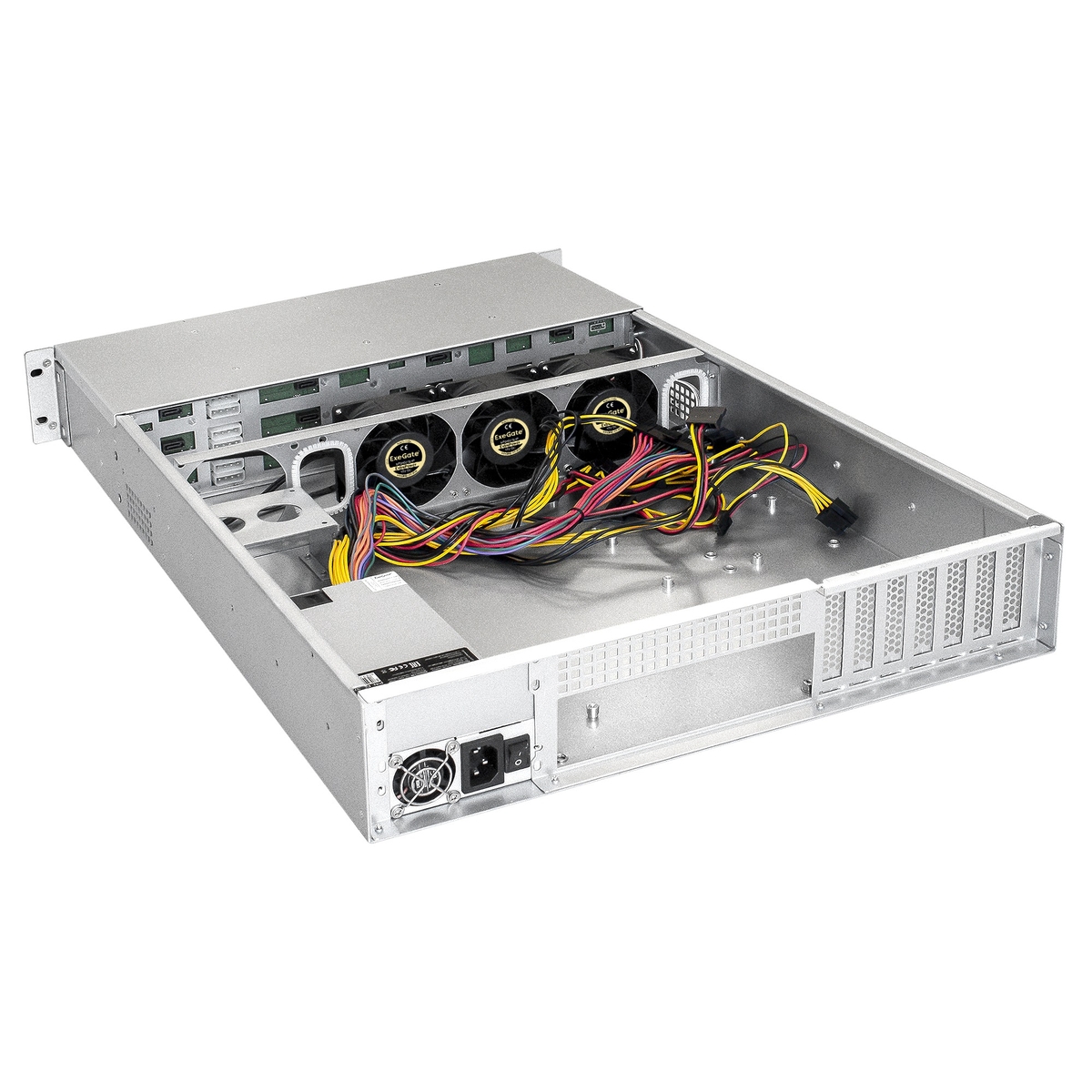 Server case ExeGate Pro 2U660-HS12/1U-600ADS