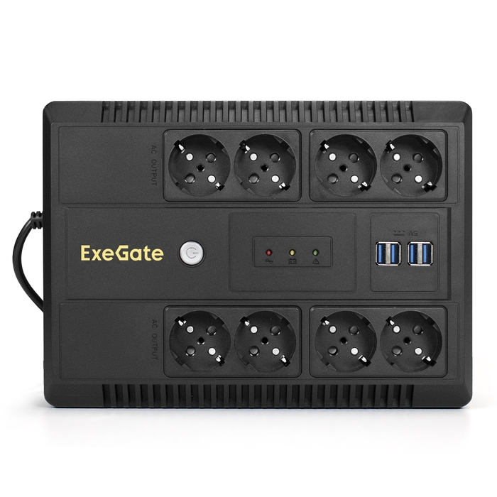 UPS ExeGate NEO NNB-600.LED.AVR.8SH.CH