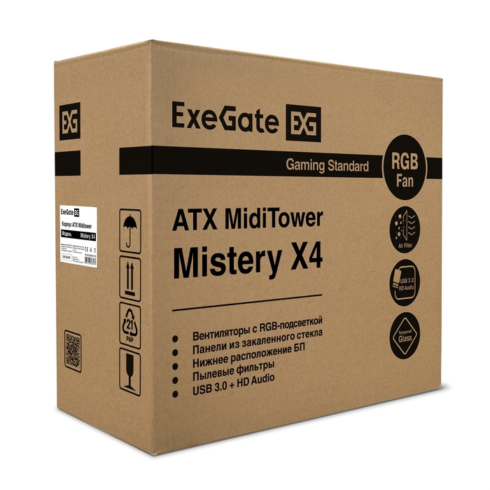 Miditower ExeGate Mistery X4-NPX500