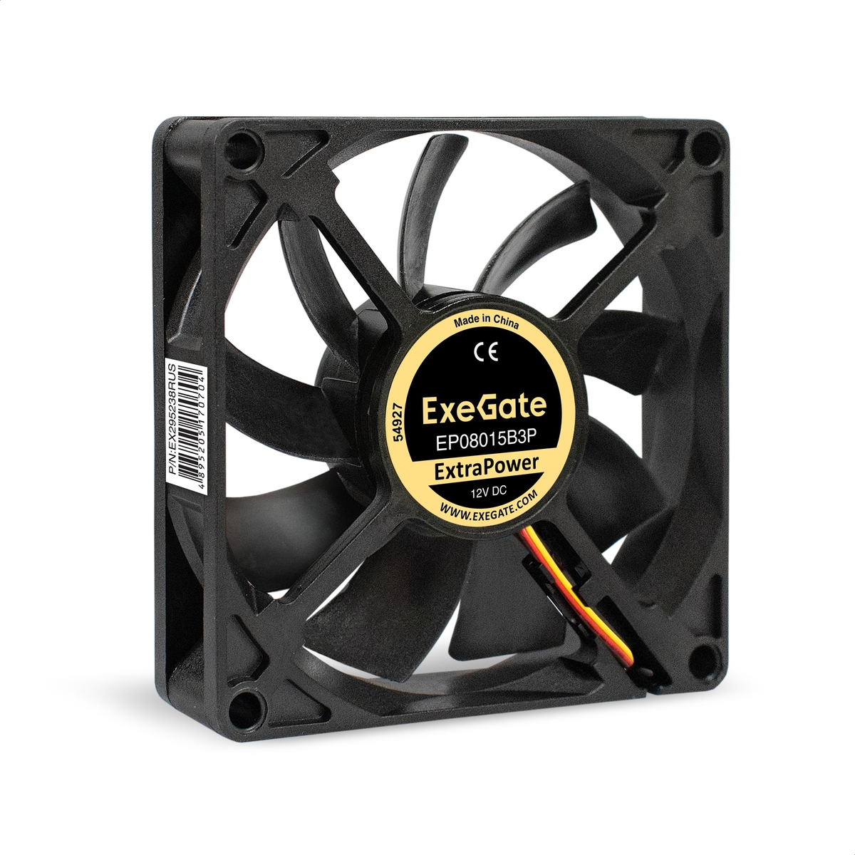 Fan 12V DC ExeGate ExtraPower EP08015B3P