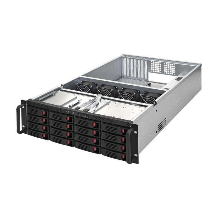 Server case ExeGate Pro 3U660-HS16/2U-1000ADS