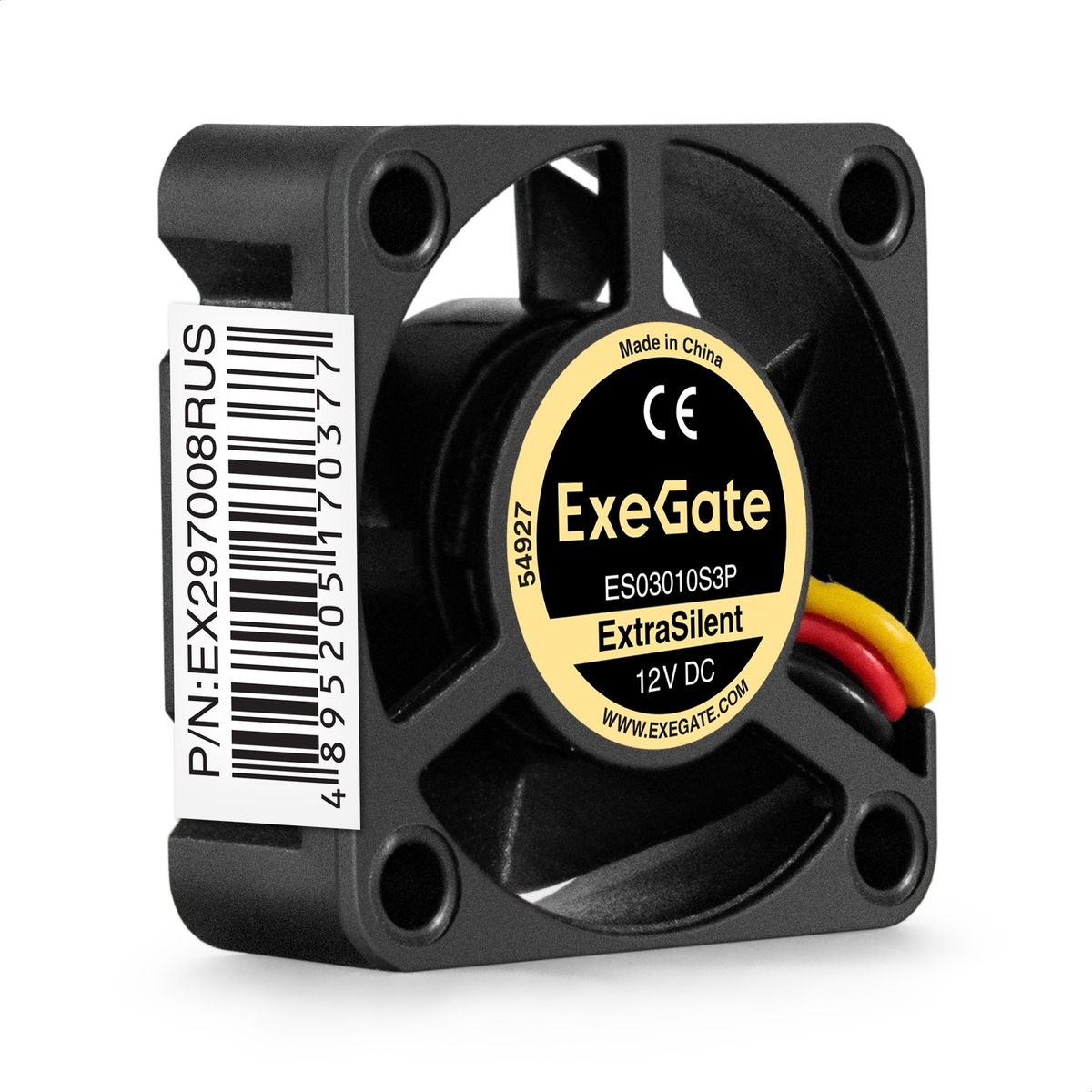 Fan 12V DC ExeGate ExtraSilent ES03010S3P