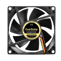 Fan 12V DC ExeGate ExtraSilent ES08025S3P