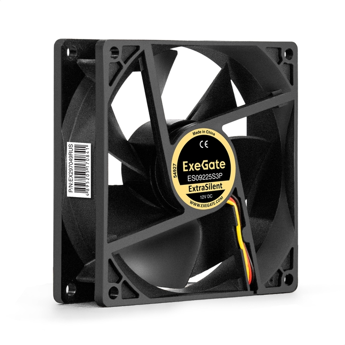 Fan 12V DC ExeGate ExtraSilent ES09225S3P