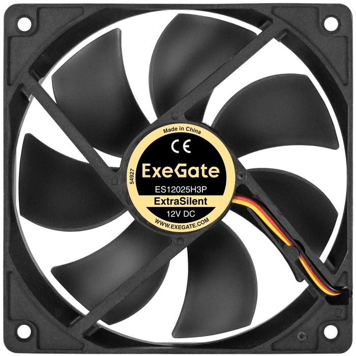 Fan 12V DC ExeGate ExtraSilent ES12025H3P