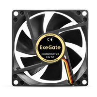Fan 24V DC ExeGate EX08025S3P-24
