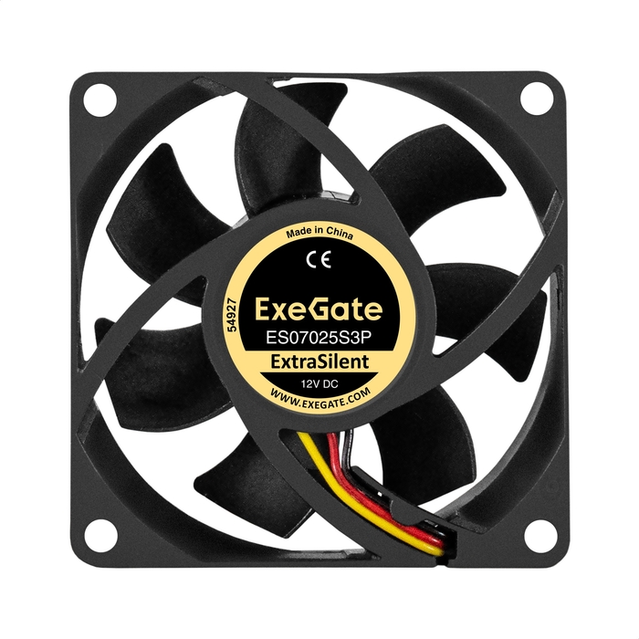 Fan 12V DC ExeGate ExtraSilent ES07025S3P