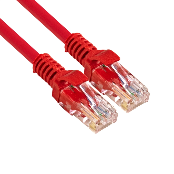 Patch cord ExeGate UTP-RJ45-RJ45-C6-1M-RD