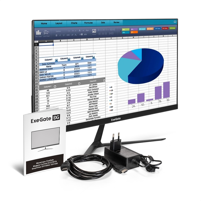 Monitor 24.5" ExeGate SmartView EH1500