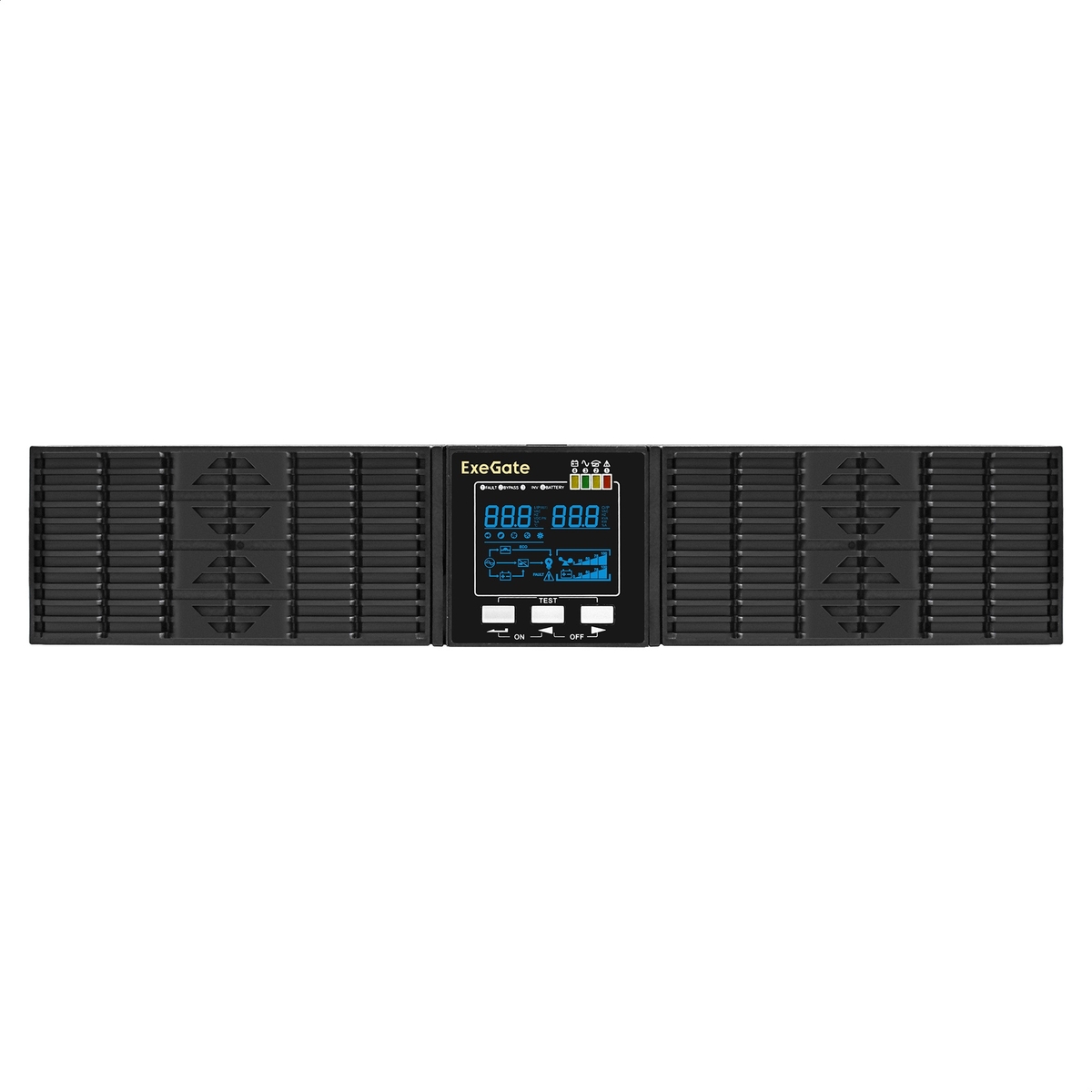 UPS On-line ExeGate PowerExpert ULS-3000.LCD.AVR.6C13.USB.RS232.SNMP.BC.2U