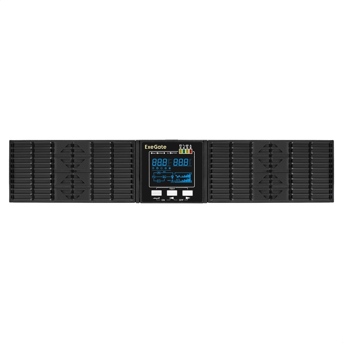 UPS On-line ExeGate PowerExpert ULS-3000.LCD.AVR.6C13.USB.RS232.SNMP.BC.2U