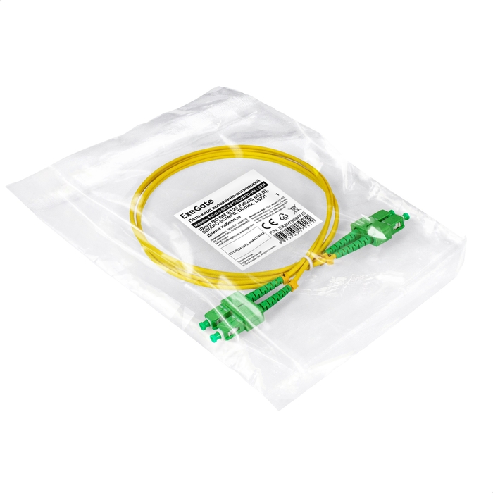 Patch cord BO ExeGate FC-D-9-SC/APC-SC/APC-1M-LSZH