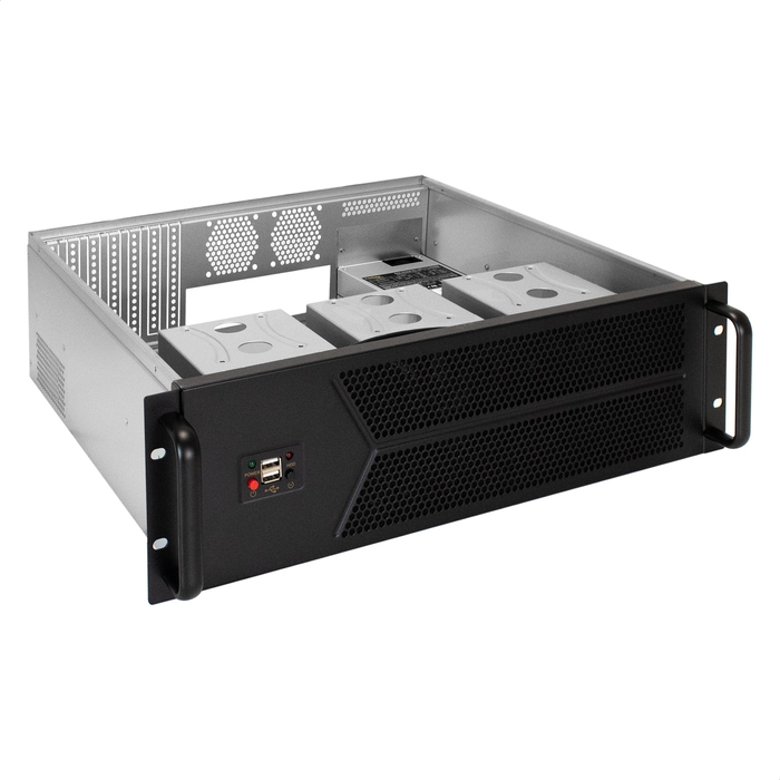 Server case ExeGate Pro 3U450-12/1U-1100ADS