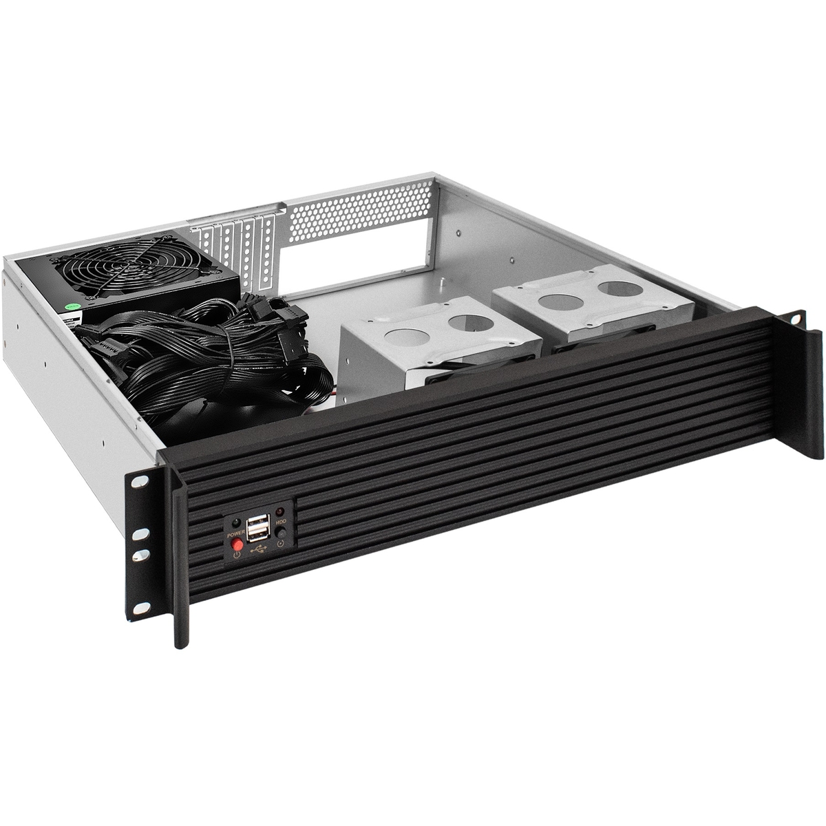 Server case ExeGate Pro 2U400-04AL/700PPH-SE