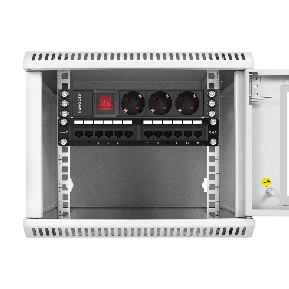 PDU ExeGate ServerPro PDU-10H305 Al-3S-C14-SW