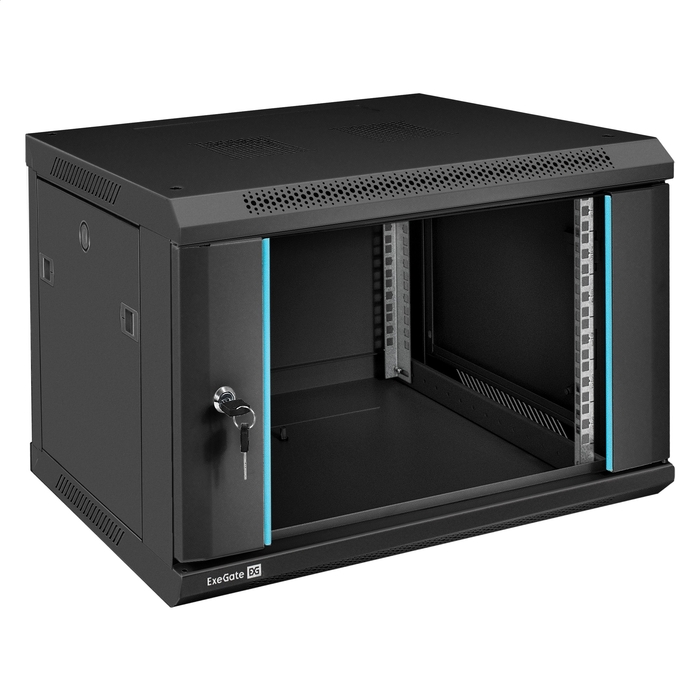 Telecommunication cabinet ExeGate EC-WM-6U.450.G.BLACK