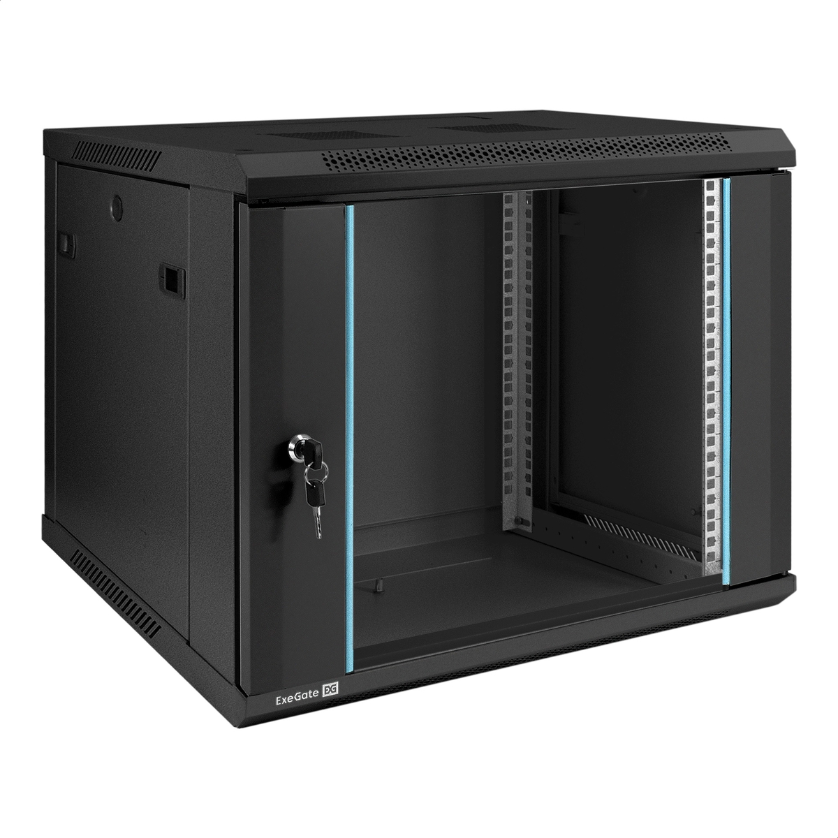 Telecommunication cabinet ExeGate EC-WM-9U.450.G.BLACK