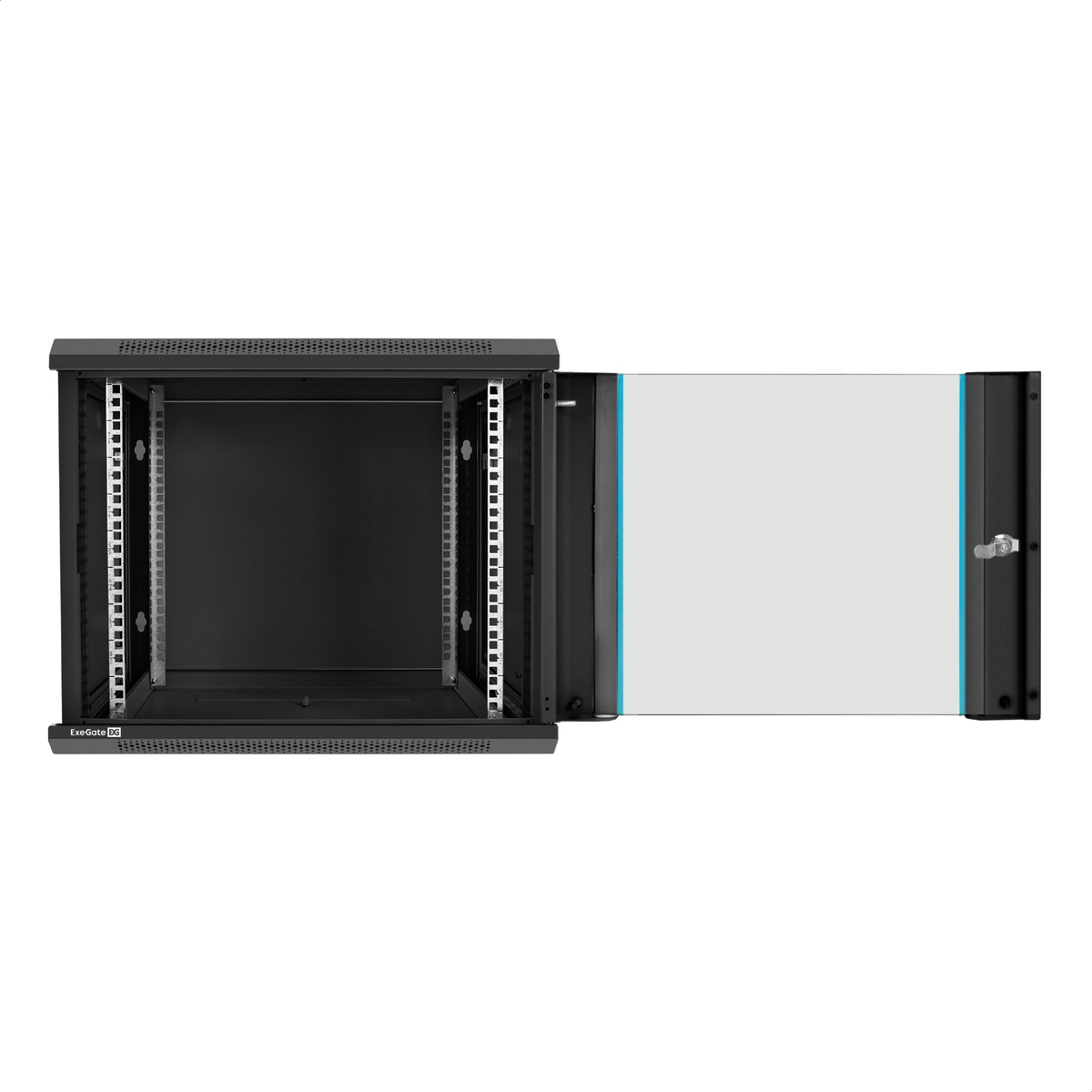 Telecommunication cabinet ExeGate EC-WM-9U.450.G.BLACK