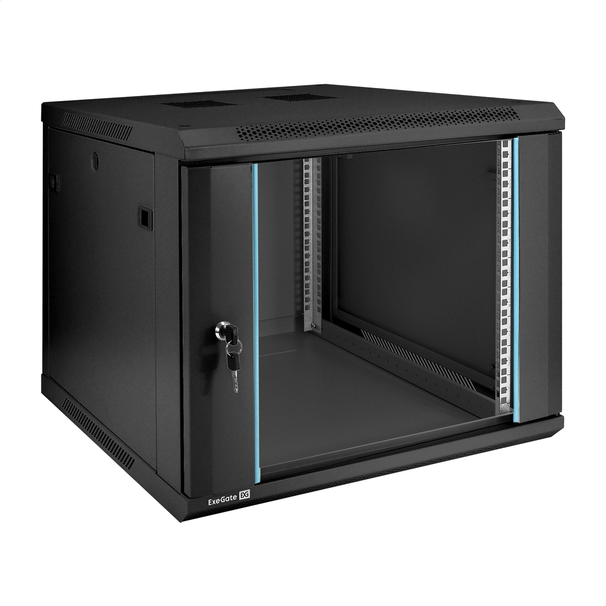 Telecommunication cabinet ExeGate EC-WM-9U.600.G.BLACK