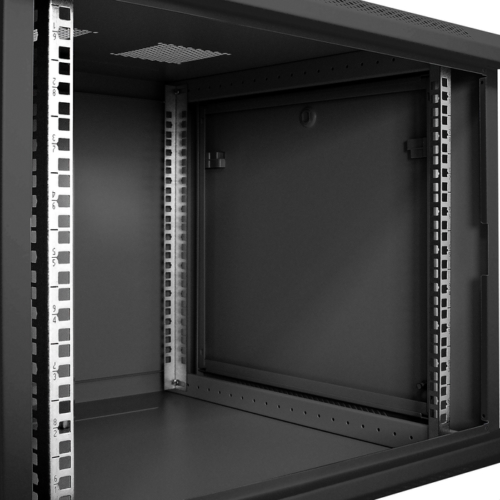 Telecommunication cabinet ExeGate EC-WM-9U.600.G.BLACK