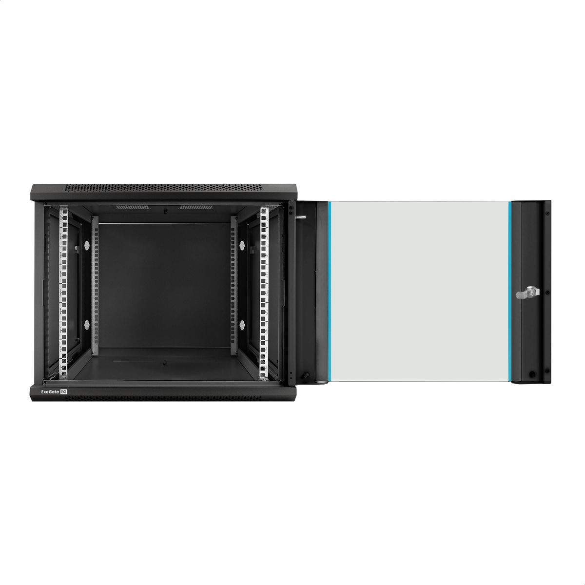 Telecommunication cabinet ExeGate EC-WM-9U.600.G.BLACK