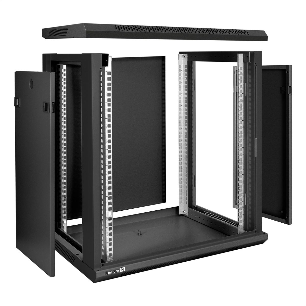 Telecommunication cabinet ExeGate EC-WM-12U.450.G.BLACK
