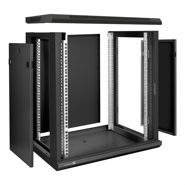 Telecommunication cabinet ExeGate EC-WM-12U.450.G.BLACK